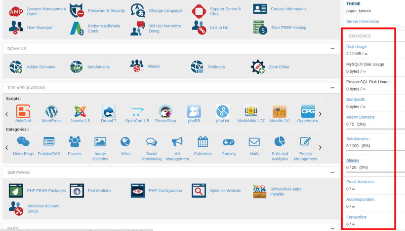 cpanel resource usage 02