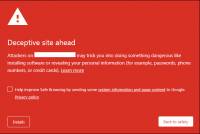 &Eta; &iota;&sigma;&tau;&omicron;&sigma;&epsilon;&lambda;ί&delta;&alpha; &mu;&omicron;&upsilon; &epsilon;&mu;&phi;&alpha;&nu;ί&zeta;&epsilon;&iota; &tau;&omicron; &mu;ή&nu;&upsilon;&mu;&alpha;: Deceptive Site Ahead. &Tau;&iota; &sigma;&upsilon;&mu;&beta;&alpha;ί&nu;&epsilon;&iota;; &Tau;&iota; &pi;&rho;έ&pi;&epsilon;&iota; &nu;&alpha; &kappa;ά&nu;&omega;;