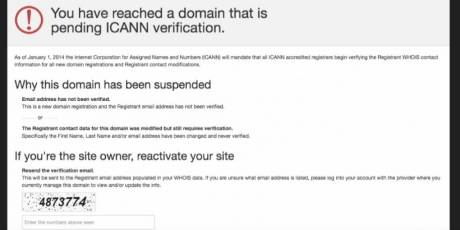 &Gamma;&iota;&alpha;&tau;ί &sigma;&tau;&omicron; domain &mu;&omicron;&upsilon; &beta;&lambda;έ&pi;&omega; &tau;&omicron; &mu;ή&nu;&upsilon;&mu;&alpha;: you have reached a domain that is pending icann verification